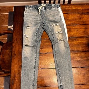 Mens pacsun Skinny Zipper pants
